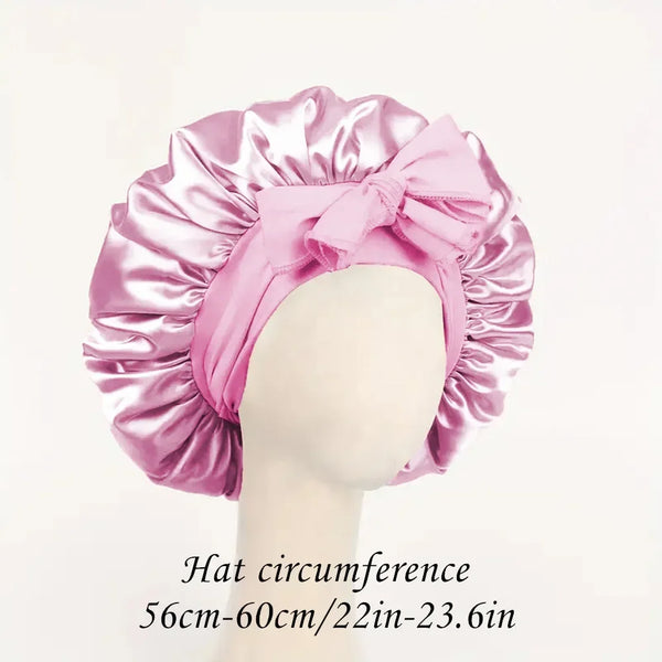 Calena WRAP Adjustable Satin Sleep Bonnet (16 Colors)