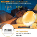 Calena AURORA Sunrise Alarm Clock with FM Radio & 7 Natural Sounds