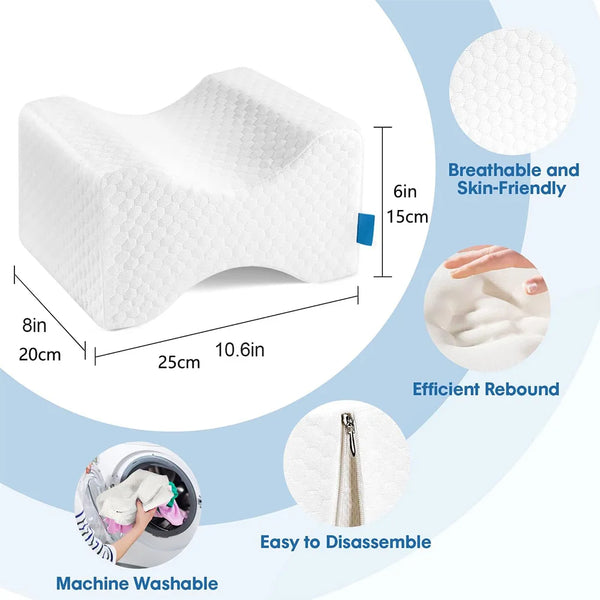 Calena ALIGN Knee Pillow with Side-Sleeper Strap