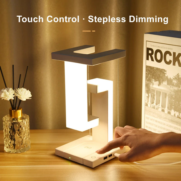 Calena GLOW Floating Bedside Lamp with 10W Wireless Charger