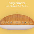 Calena DAWN Wood-Grain Sunrise Clock & Sound Machine
