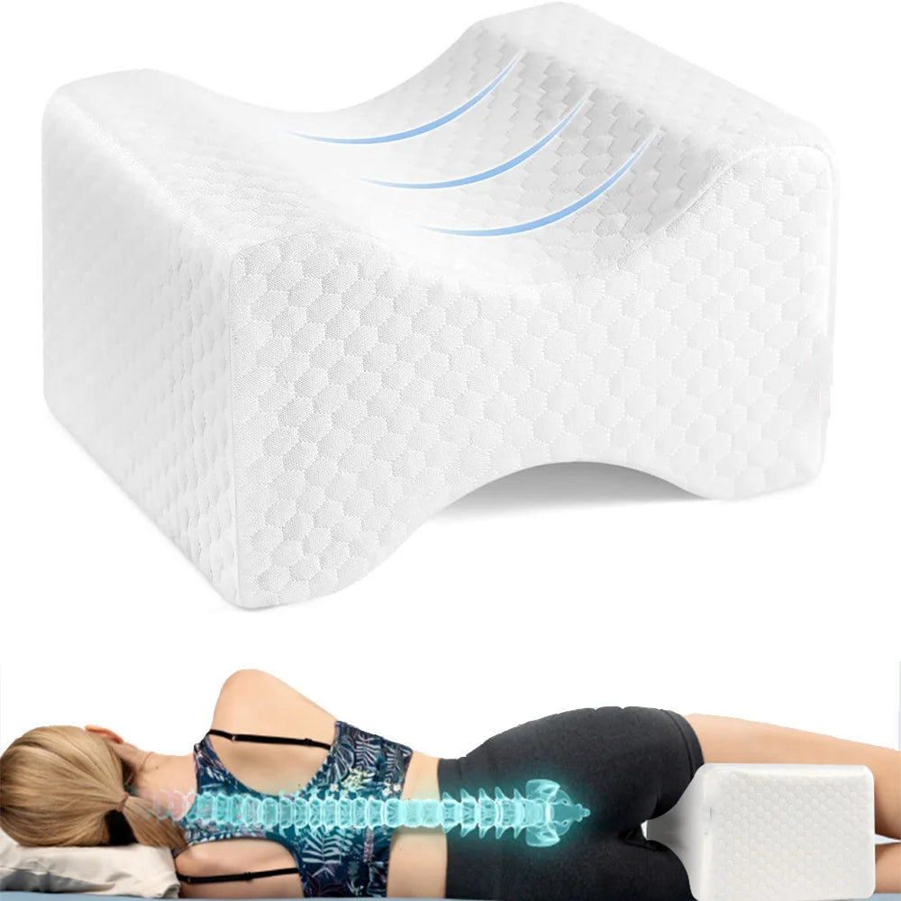 Calena ALIGN Knee Pillow with Side-Sleeper Strap