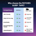 Calena SEAL Sleep Mouth Tape (Hypoallergenic, 30 or 60 Strips)