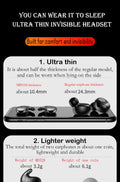 Calena WHISPER Ultra-Slim Wireless Sleep Earbuds